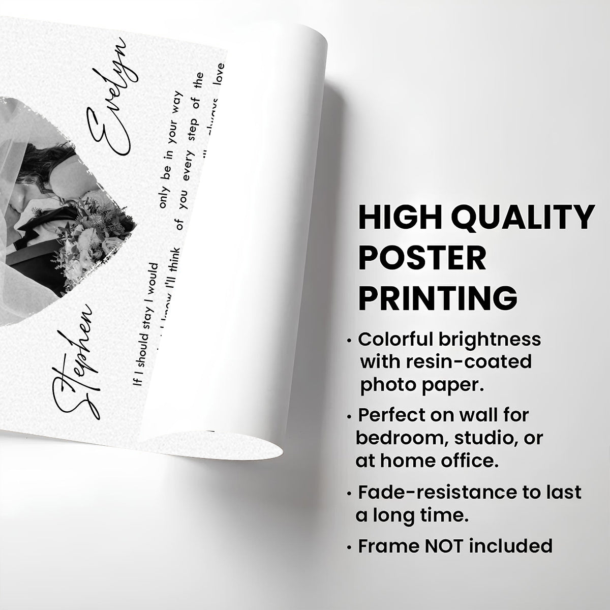 Your Song And Photo - Personalized Custom Poster