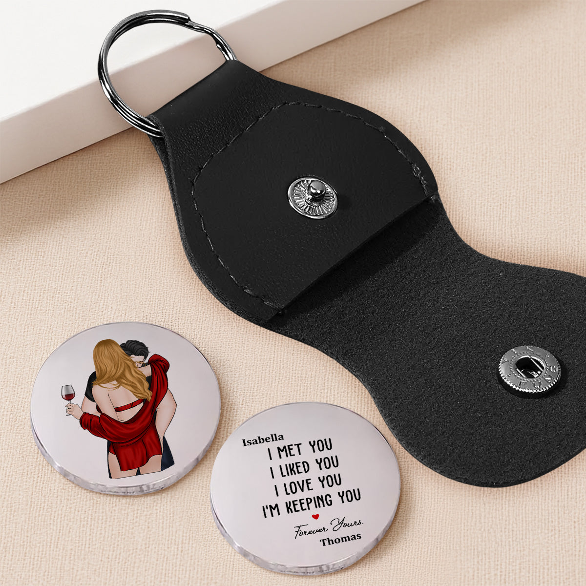 I Knew I Belonged To You - Personalized Custom Pocket Hug