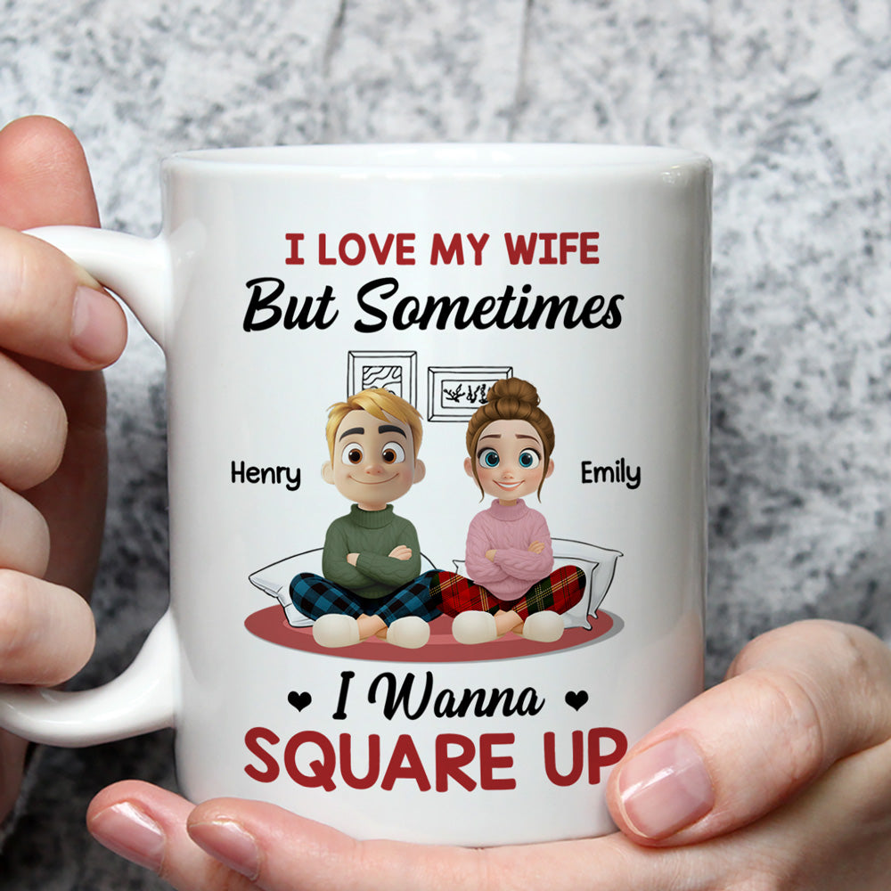 My Wife My Beautiful Headache - Personalized Custom Coffee Mug