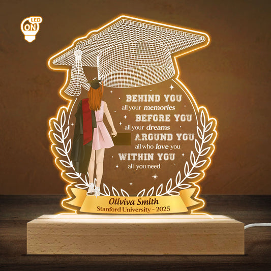 Happy Graduation - Personalized Custom LED Light