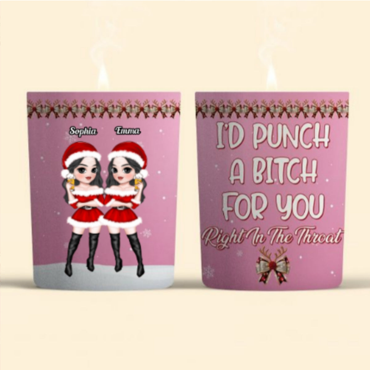 Punch Bitch - Personalized Custom Candle