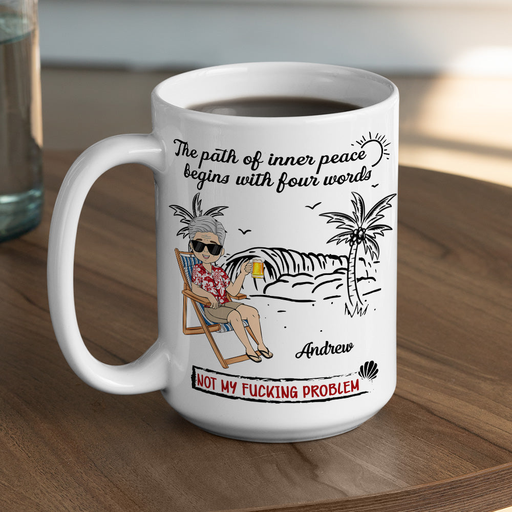 Relax Release And Walk Away- Personalized Custom Coffee Mug