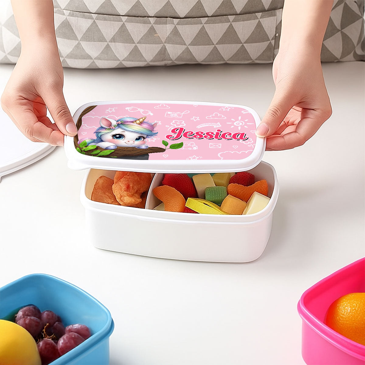 Cute Animal Safe - Personalized Custom Lunch Box