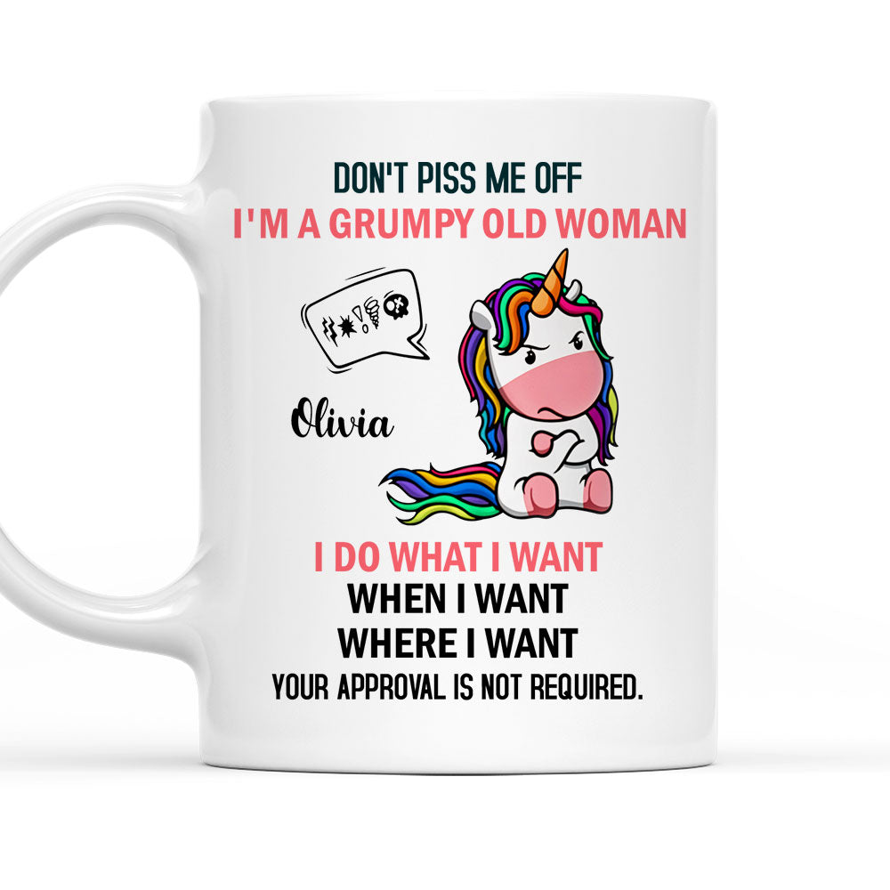 Do Not Piss Me Off - Personalized Custom Coffee Mug
