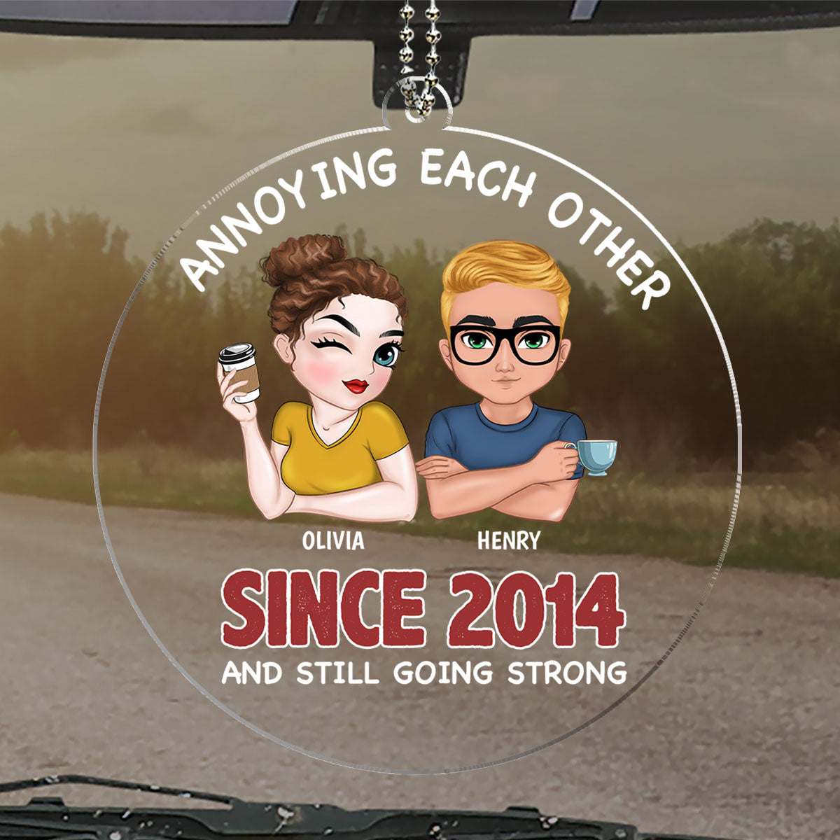 Love You Still - Personalized Custom Car Ornament