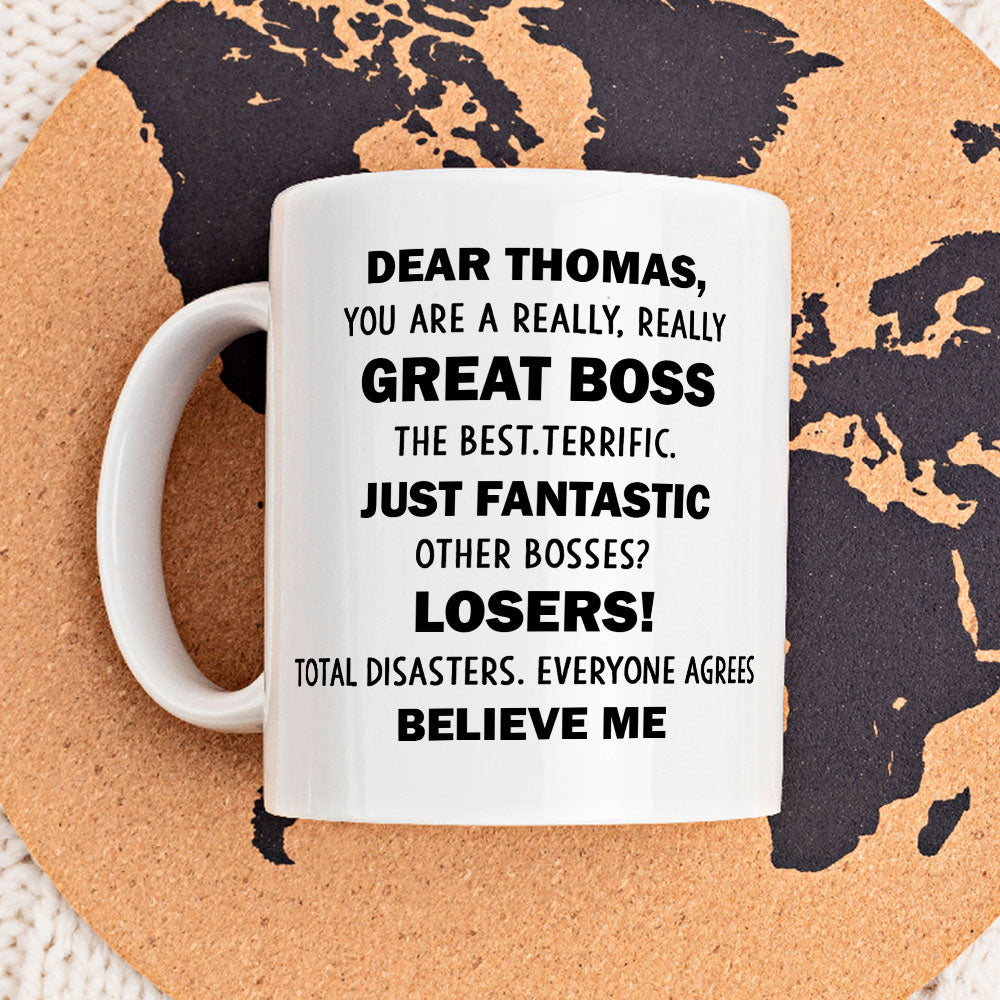 Great Boss - Personalized Custom Coffee Mug
