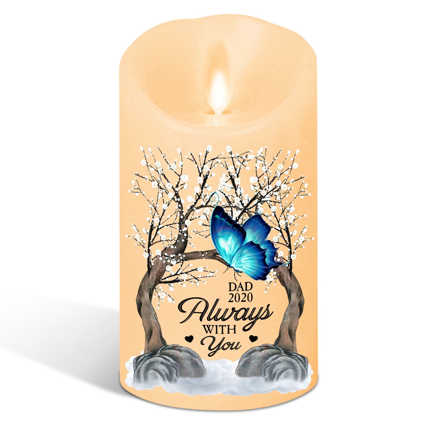 Forever Loved - Personalized Custom LED Candle