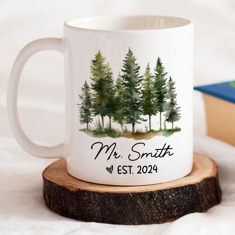 Became Mr. and Mrs - Personalized Custom Coffee Mug