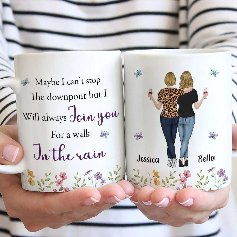 Join You For A Walk - Personalized Custom Coffee Mug