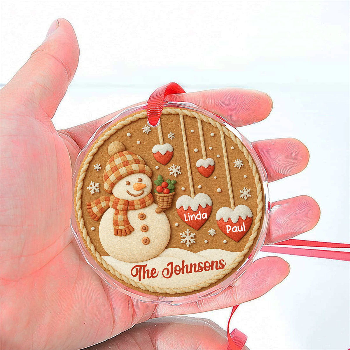 Cozy Season - Personalized Custom Glass Ornament