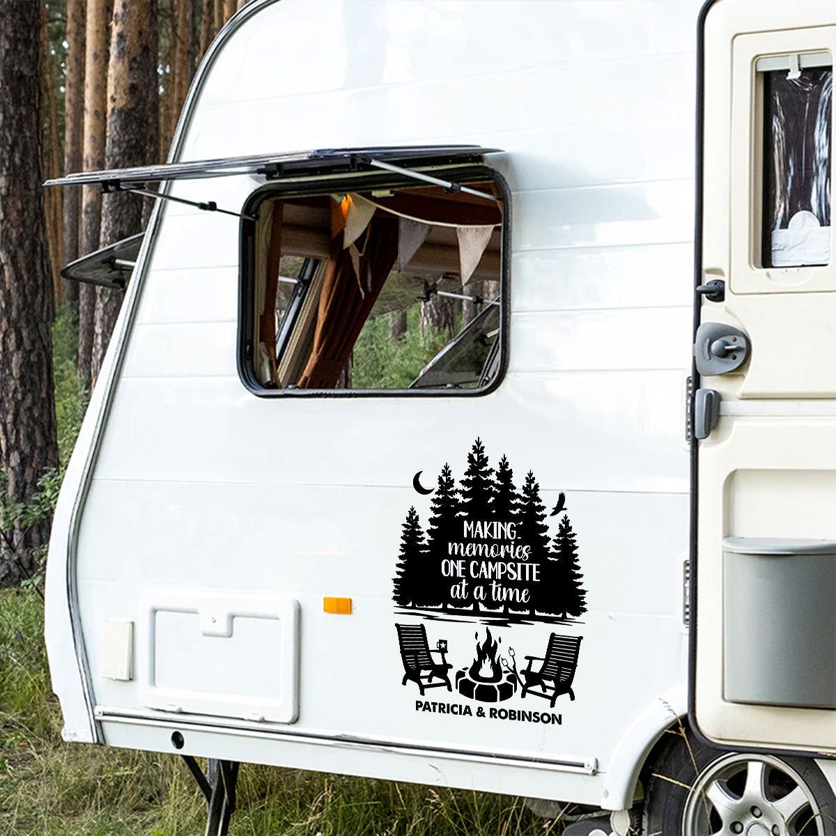 Our Happy Place - Personalized Custom Decal