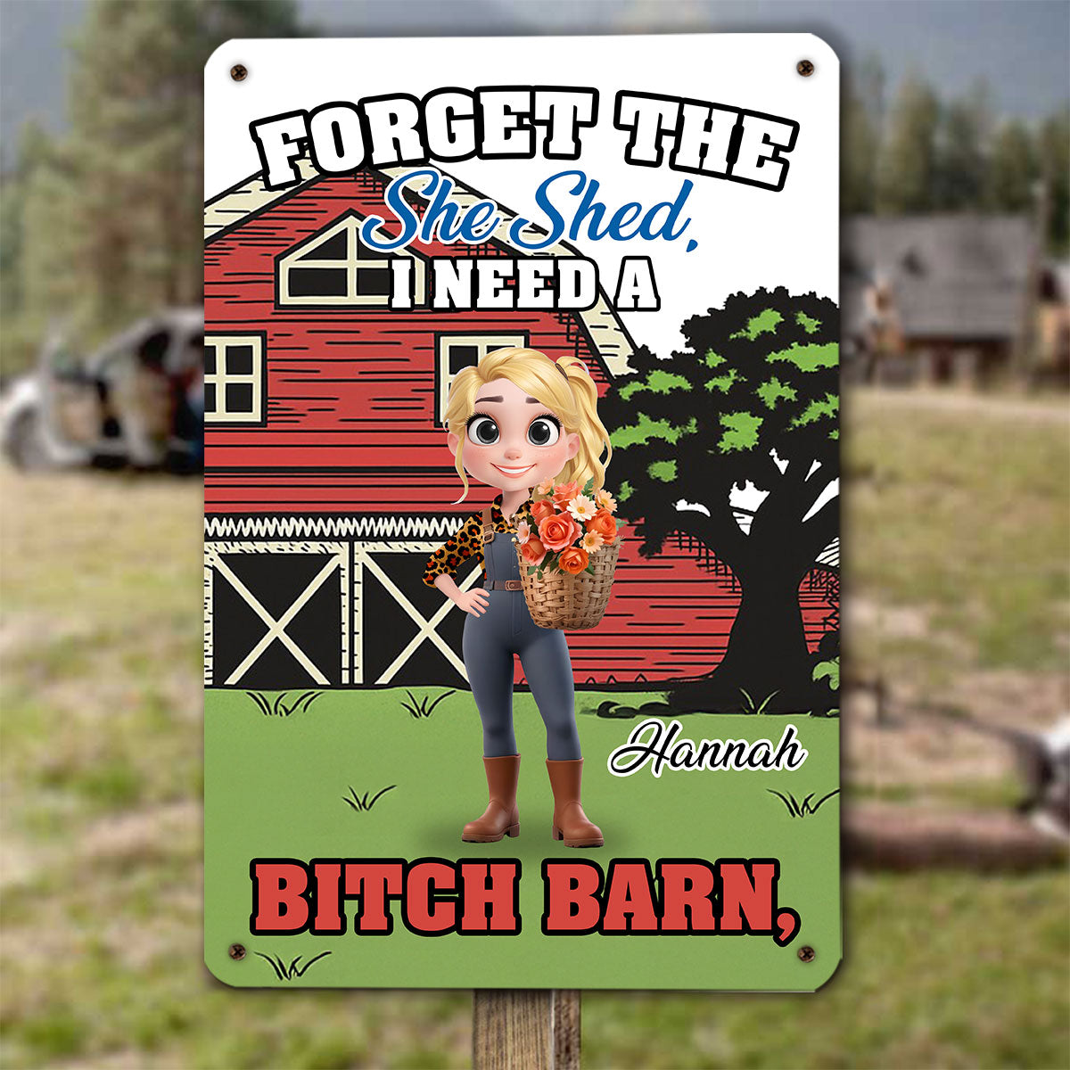 My Houseplants Live In Fear - Personalized Custom Metal Sign