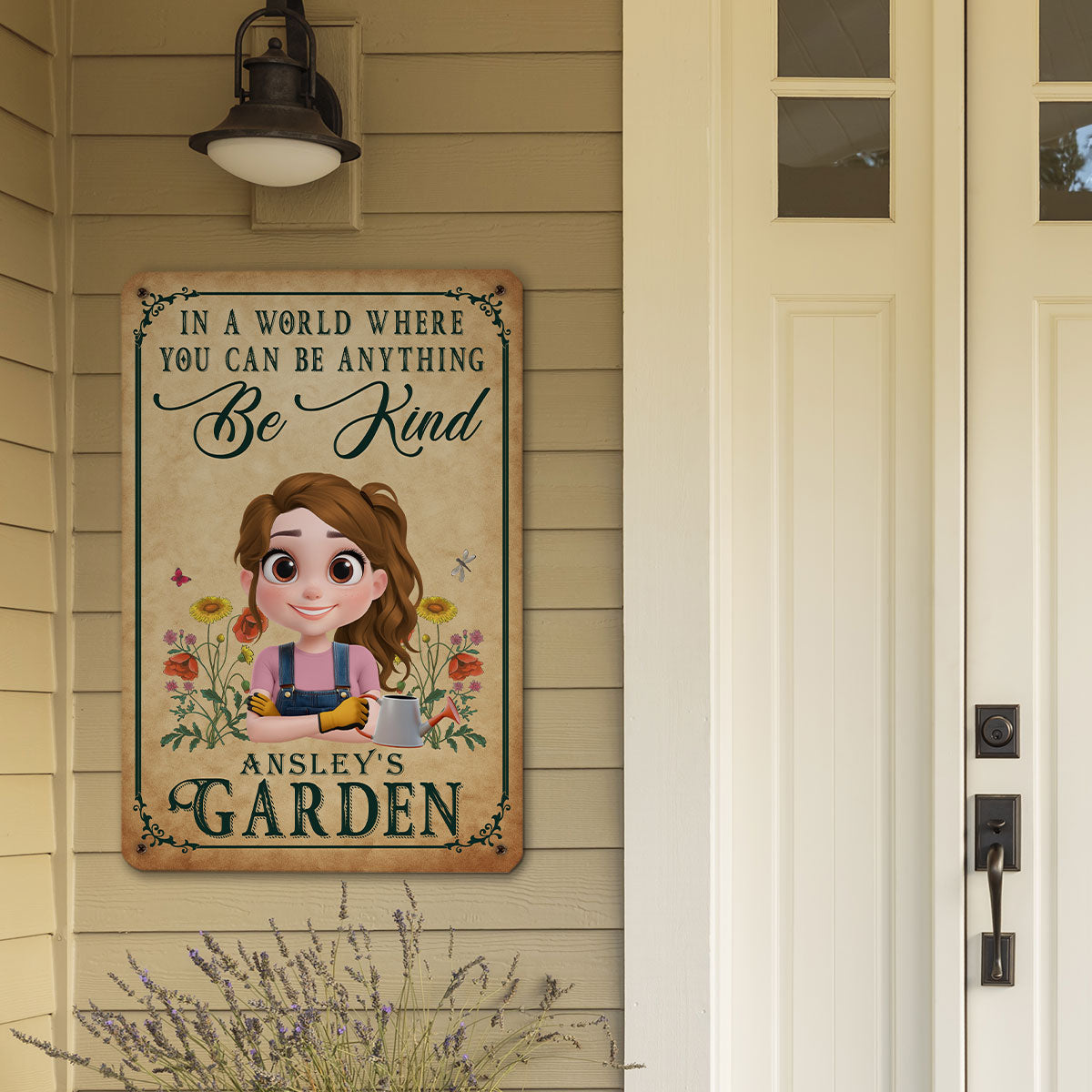 In My World - Personalized Custom Metal Sign