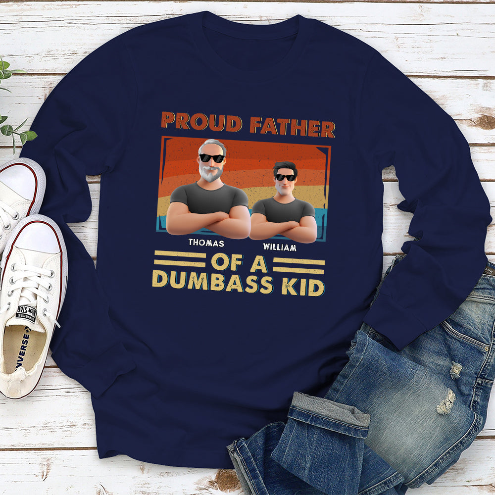 Proud Dad Of Some Wild Kids - Personalized Custom Shirt