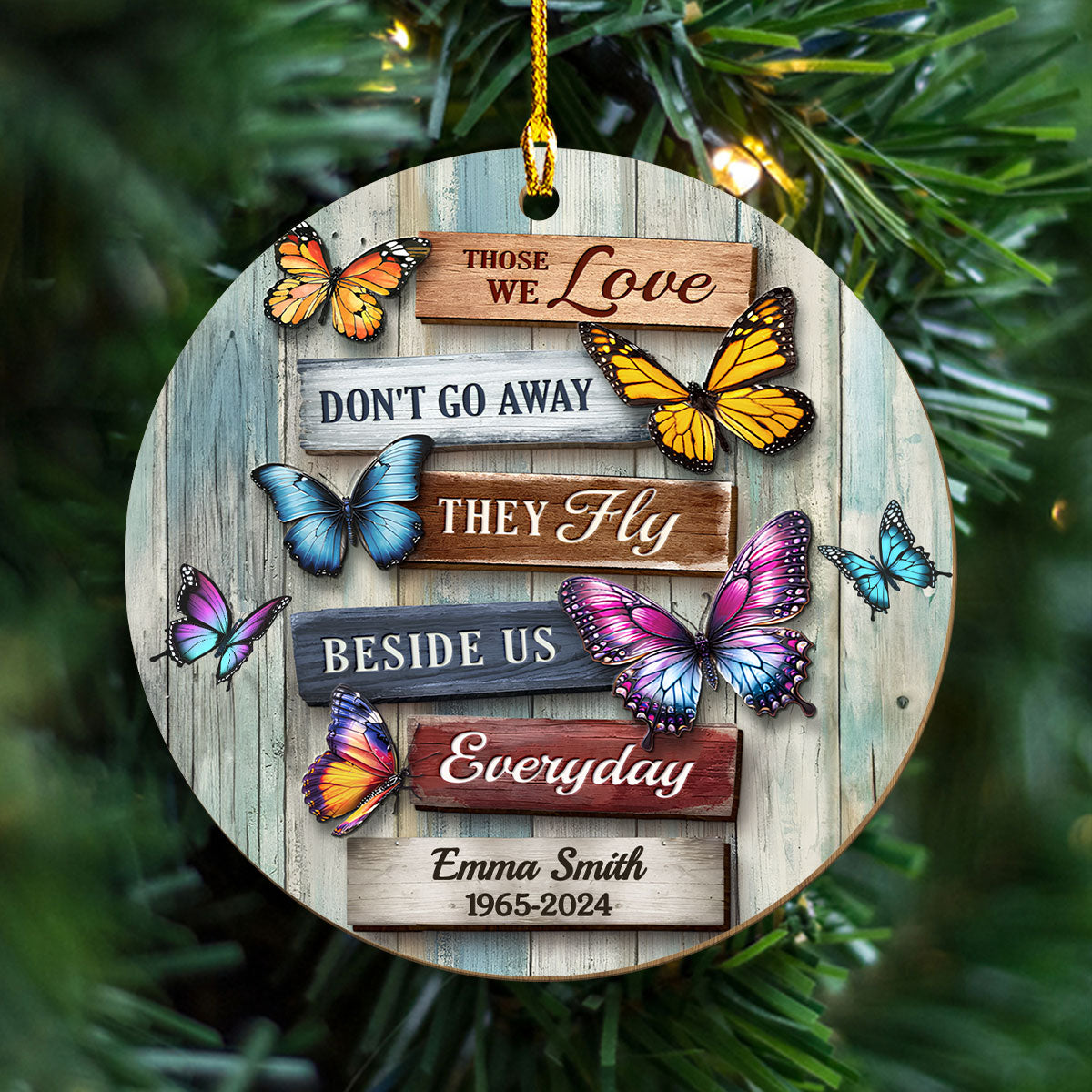 Your Love Will Guide Us Always - Personalized Custom Wood Ornament