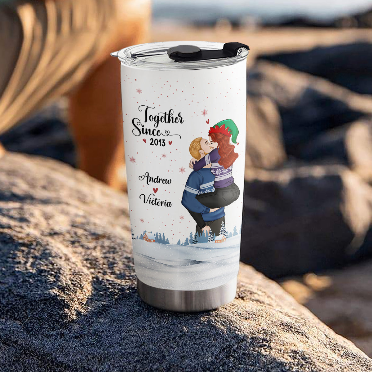 Our First Christmas 2024 - Personalized Custom Tumbler