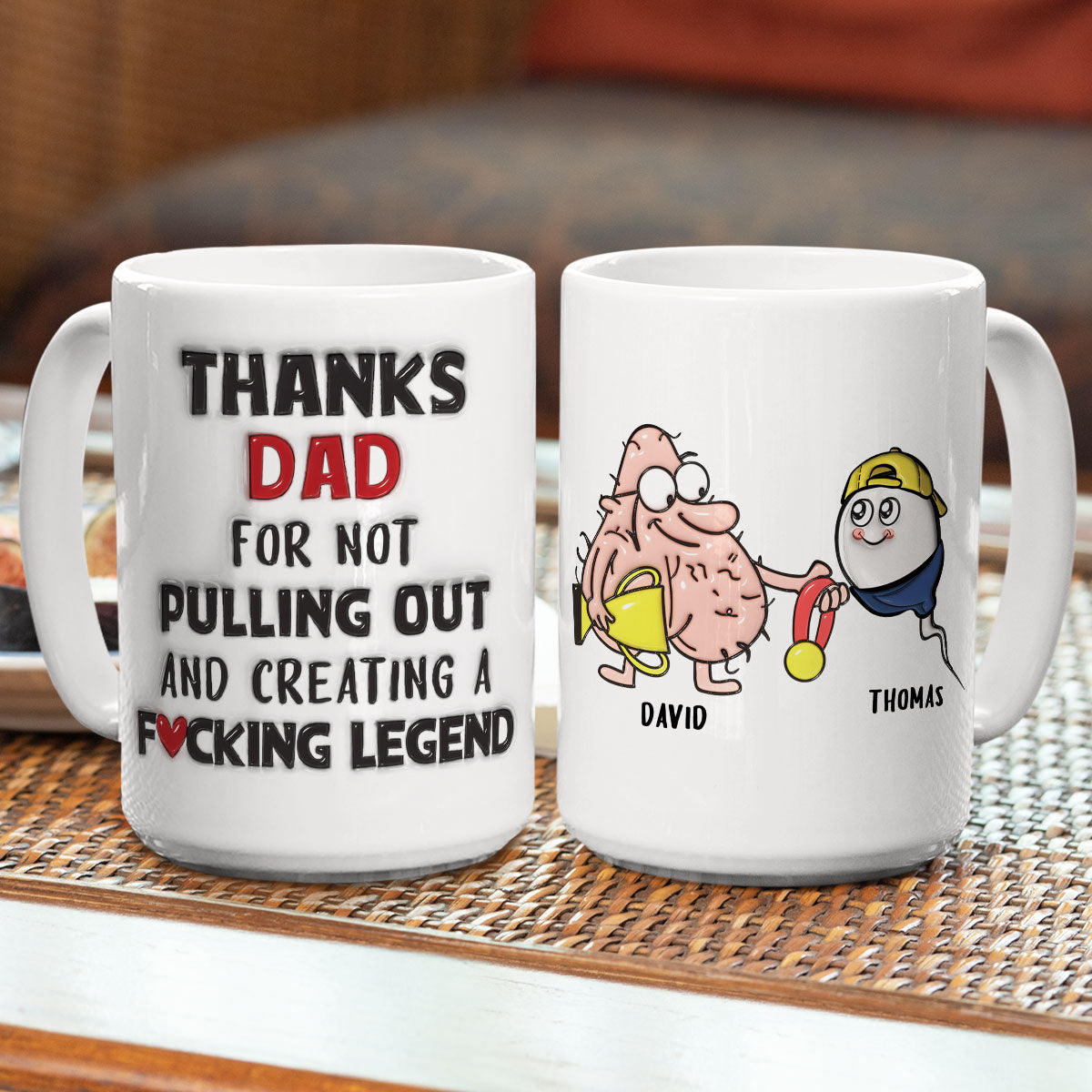 I Got Superior Sperm - Personalized Custom 3D Inflated Effect Mug