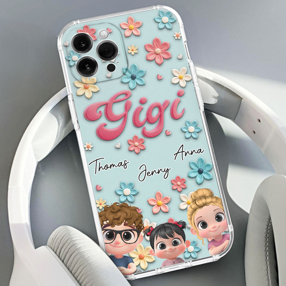 Grandma Flower - Personalized Custom Phone Case