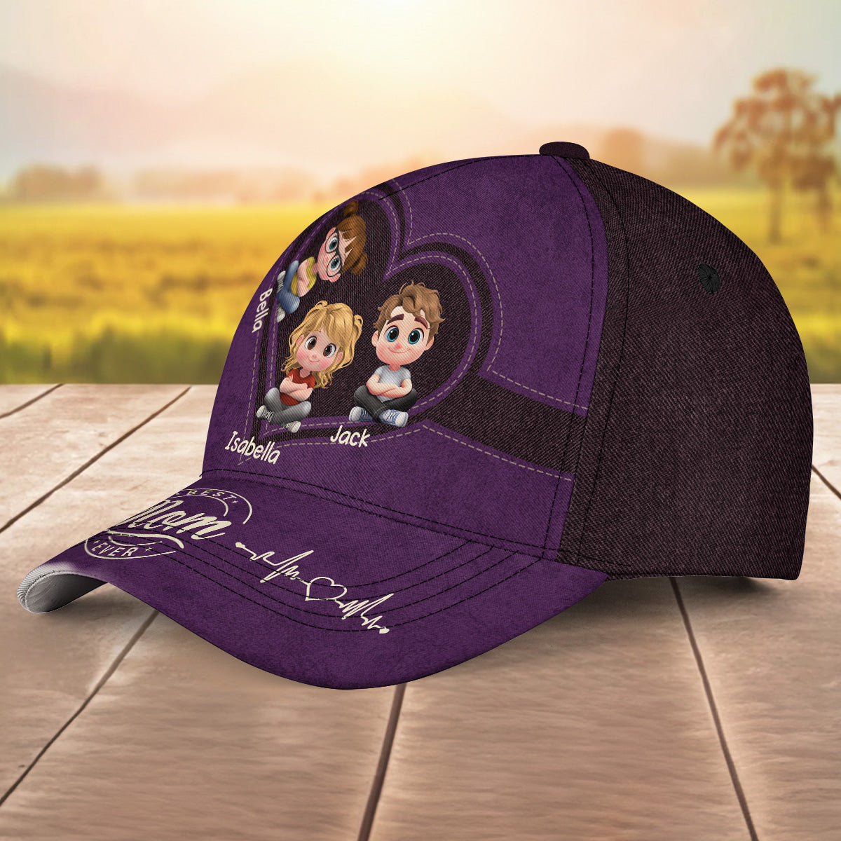 Best Mom Always Loving And Strong - Personalized Custom Classic Cap