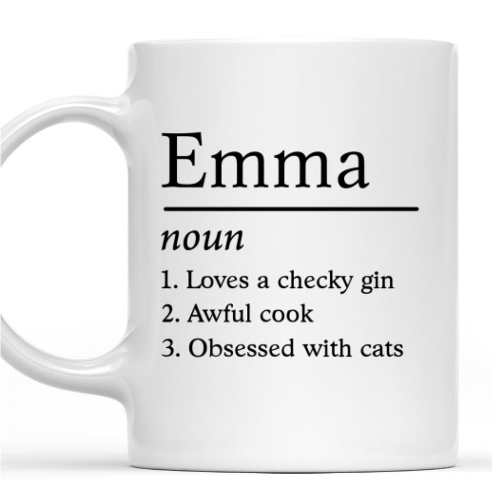 Definition Mug - Personalized Custom Coffee Mug