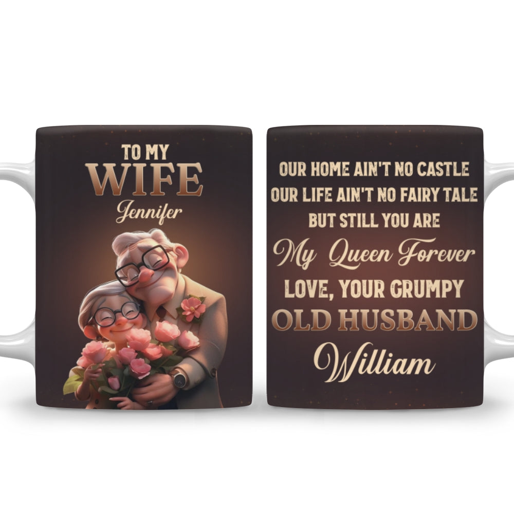 You Are My Queen Forever - Personalized Custom Coffee Mug