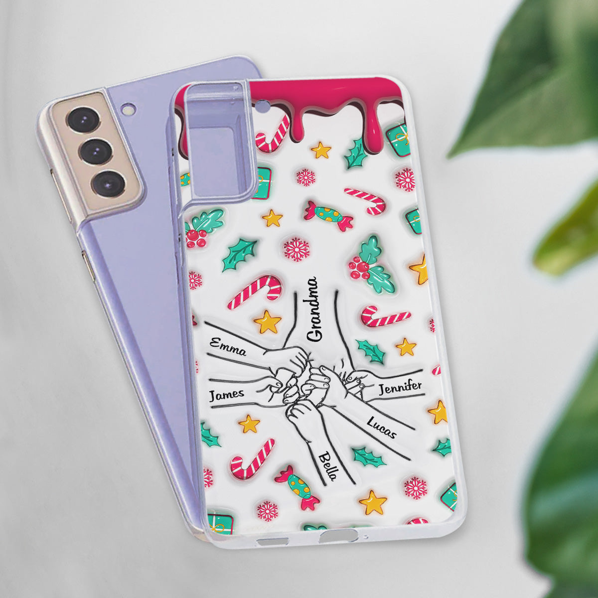 Christmas Of Nana - Personalized Custom 3D Inflated Effect Phone Case