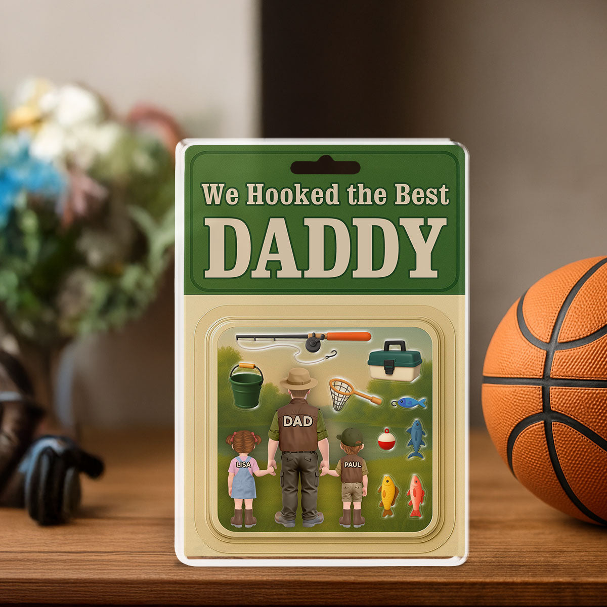 Fishing With Dad - Personalized Custom Acrylic Plaque