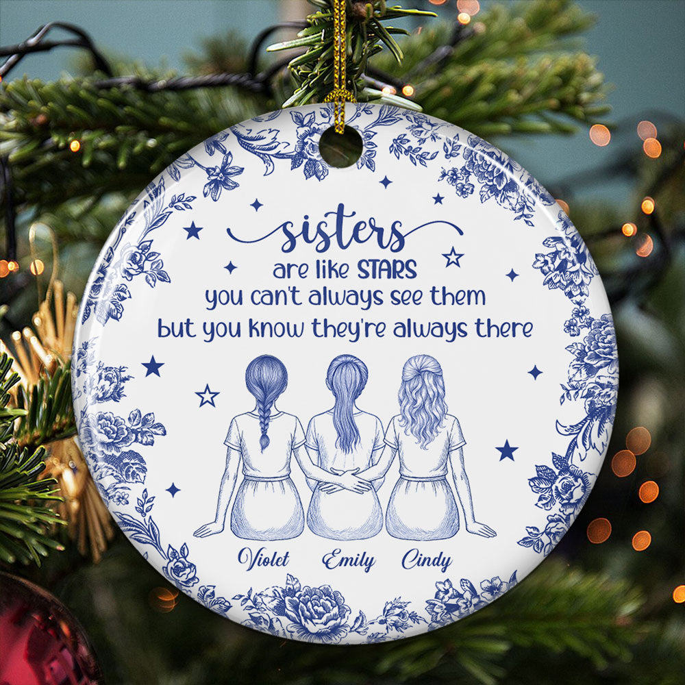 Starlight Blue - Personalized Custom Ceramic Ornament