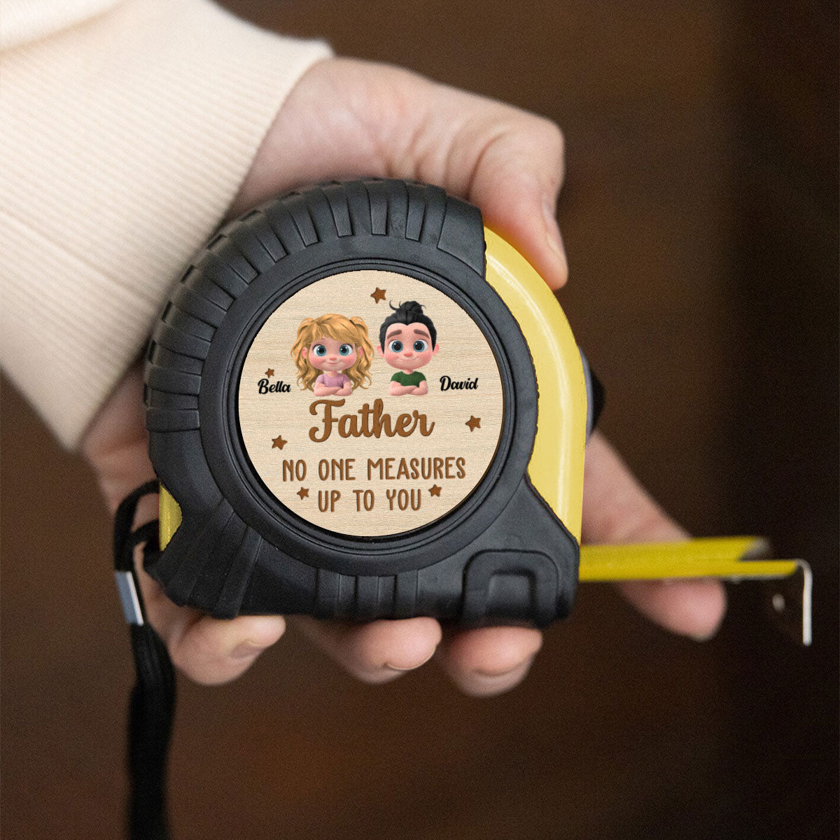 No One Measures Up To You Version 2 - Personalized Custom Tape Measure