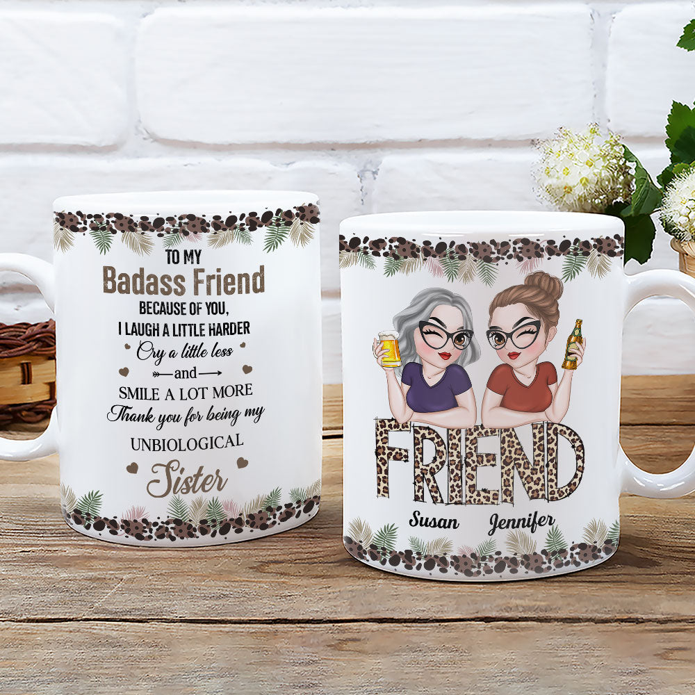 Badass Bestie - Personalized Custom Coffee Mug