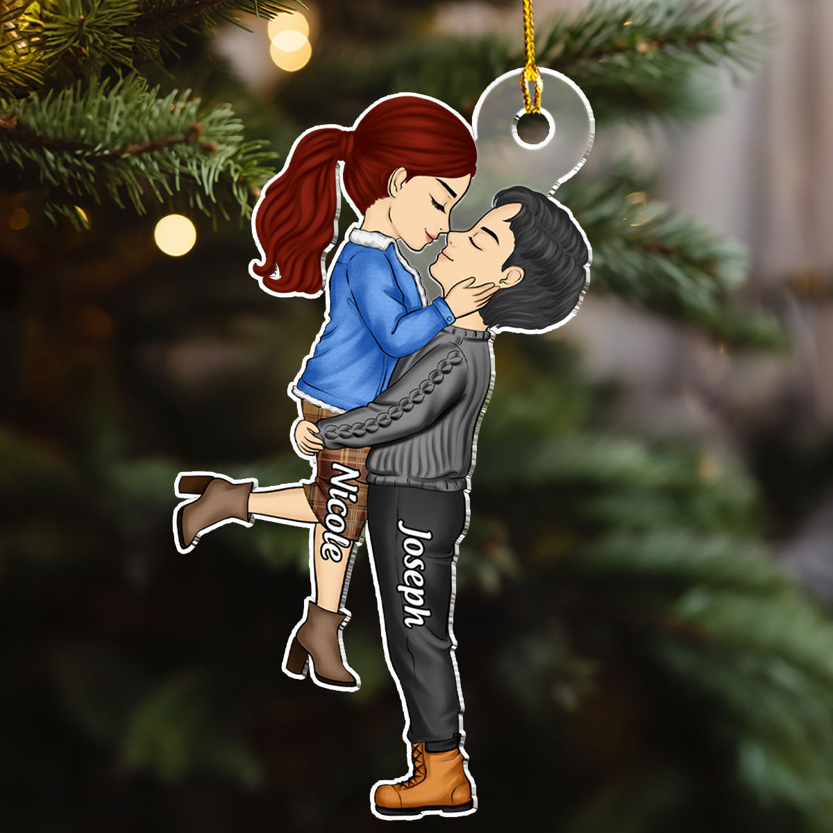 I Love You - Personalized Custom Acrylic Ornament