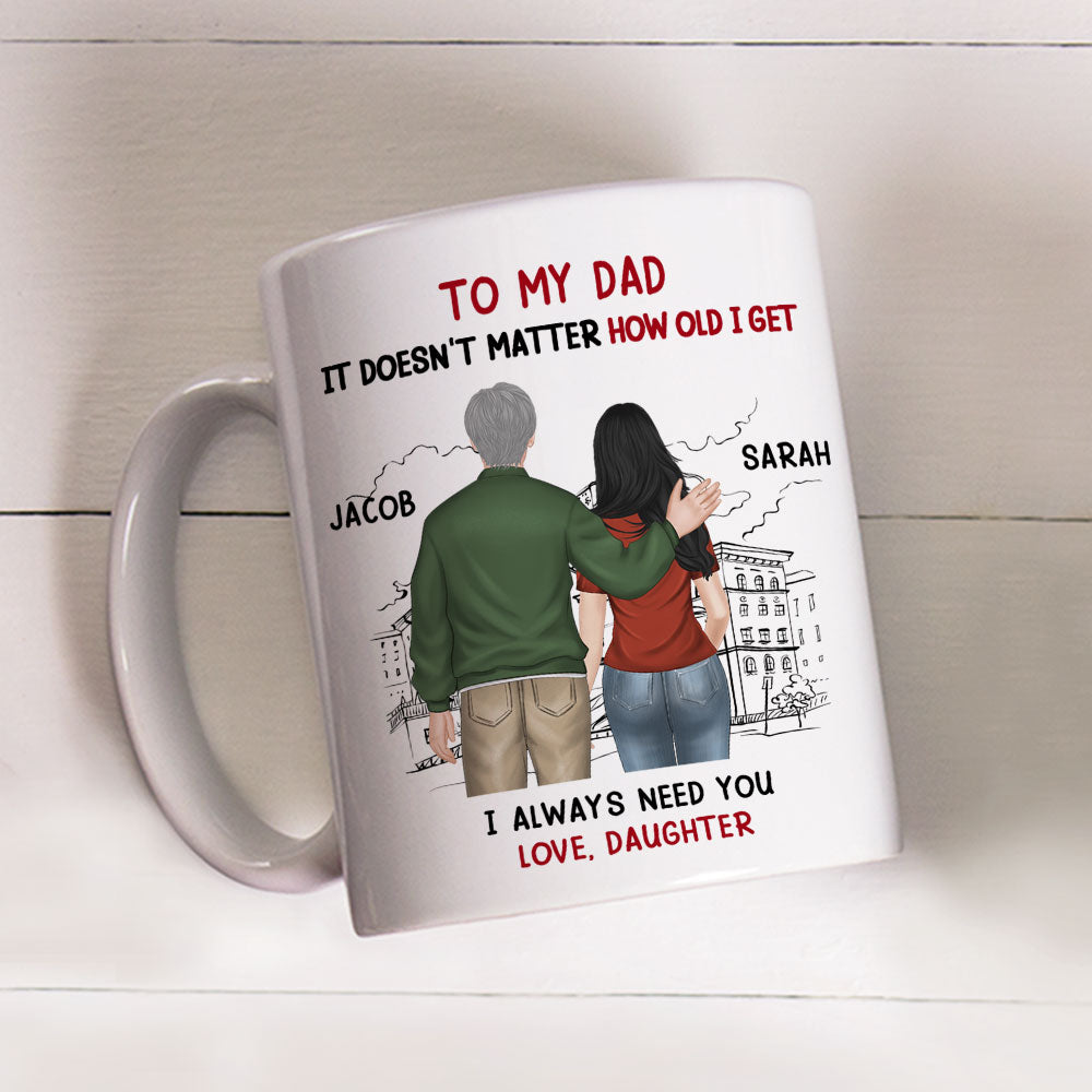 I Always Need You Mom Version 2 - Personalized Custom Coffee Mug