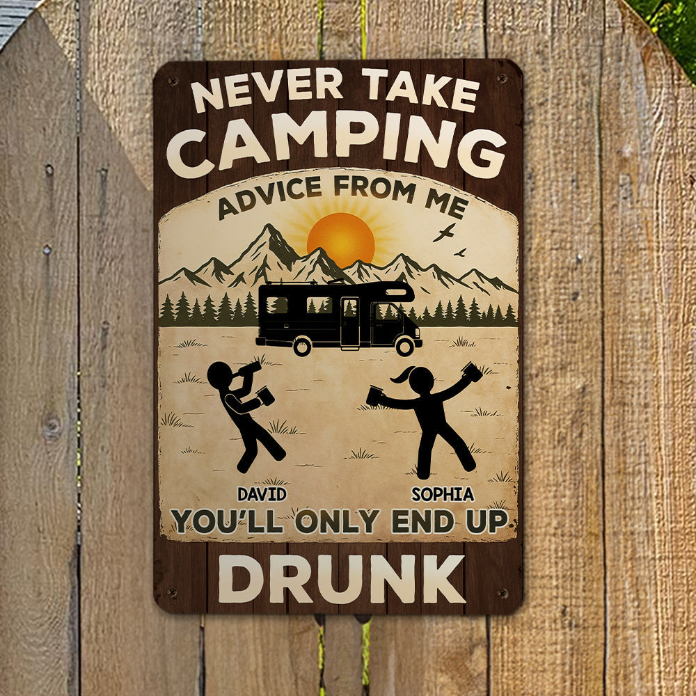 Advice Given Sobriety Not Guaranteed - Personalized Custom Metal Signs