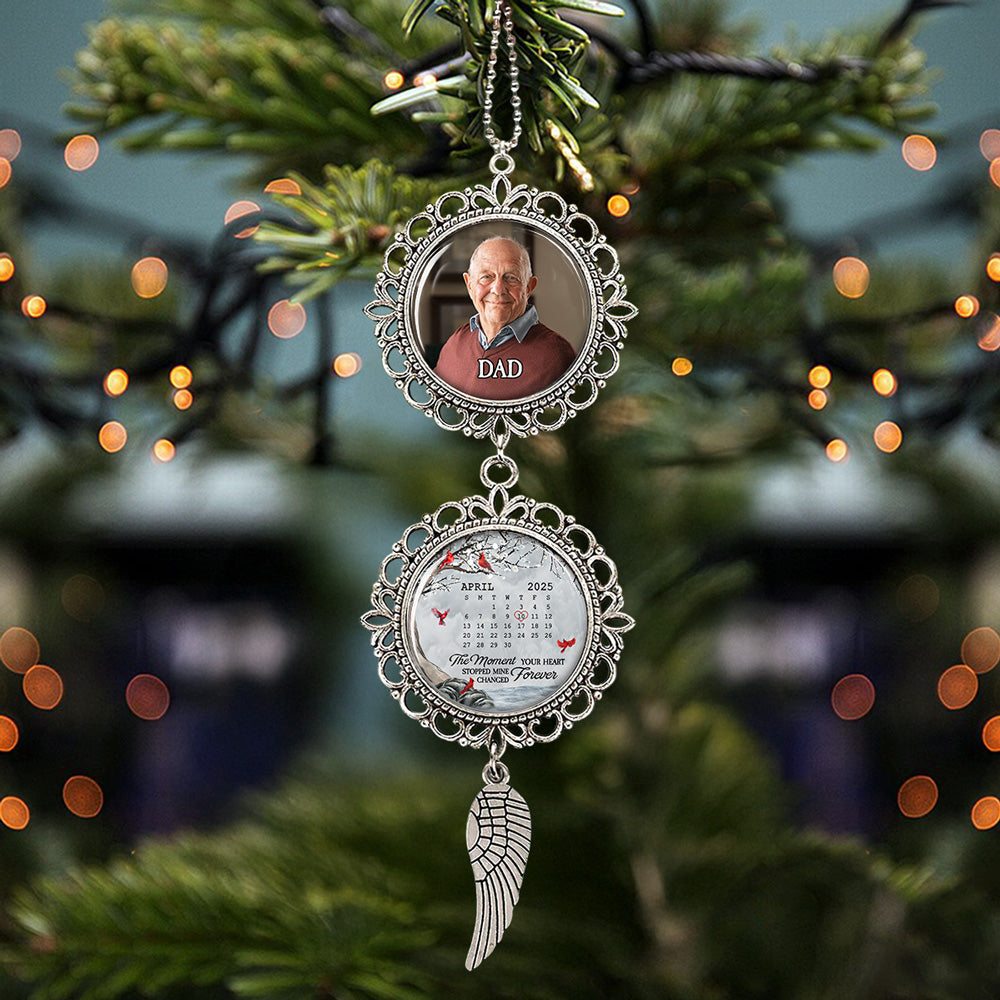 The Moment Your Heart Stopped - Personalized Custom Charming Ornament
