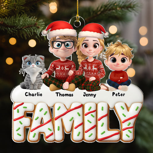 What A Sweetest Christmas - Personalized Custom Acrylic Ornament