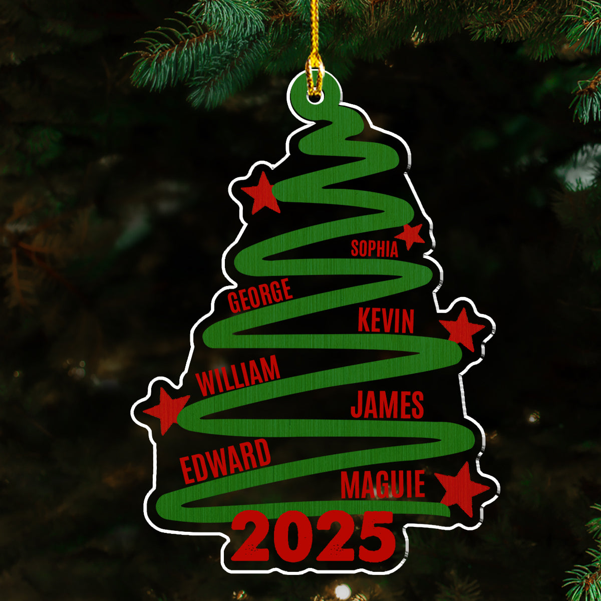 Home Gathering - Personalized Custom Acrylic Ornament