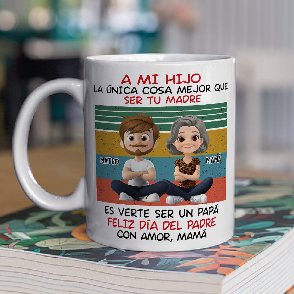 Hijo Increíble Mejor Papá - Taza Personalizada de Café