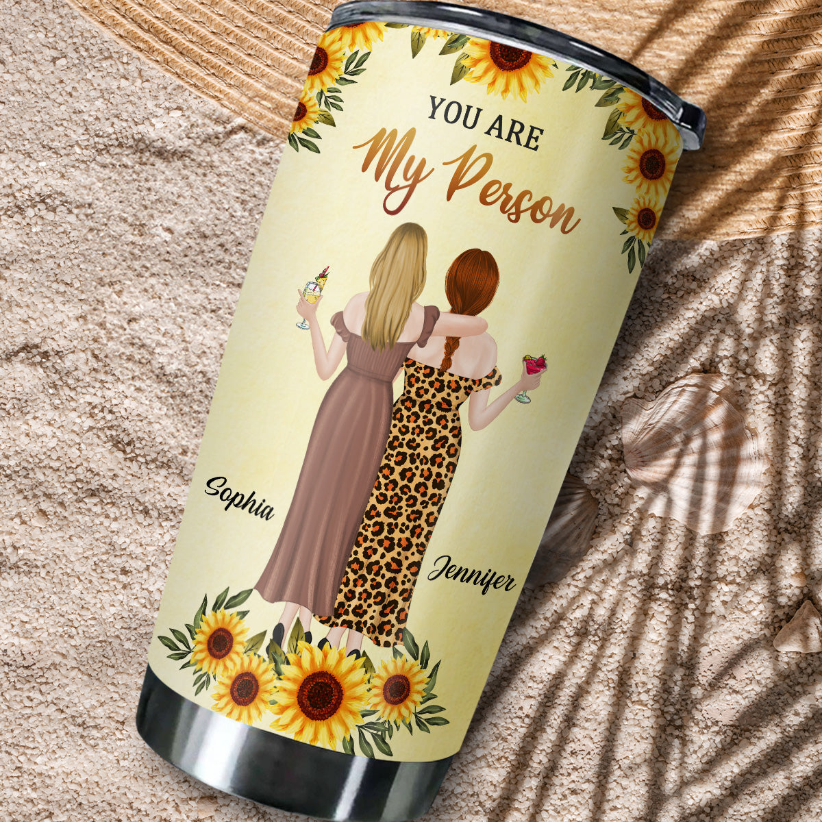 To My Badass Bestie - Personalized Custom Tumbler