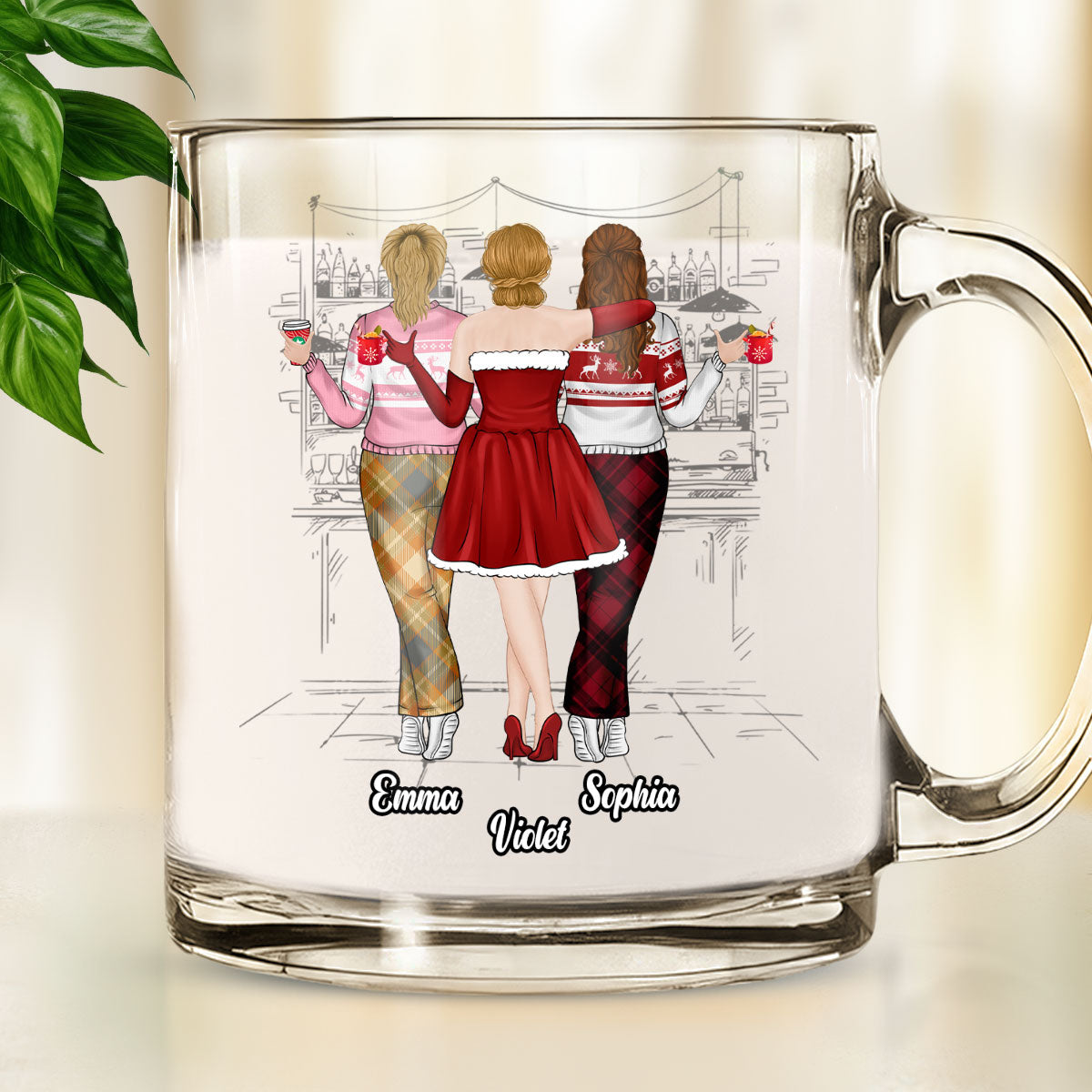 The Girls Are Drinking Again 2024 - Personalized Custom Glass Mug