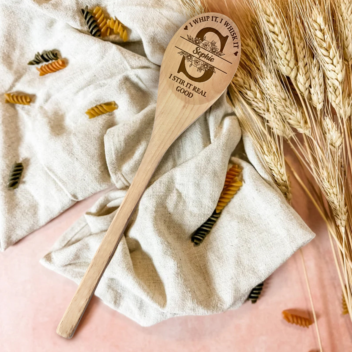 I Stir It Real Good - Personalized Custom Engraved Wooden Spoon