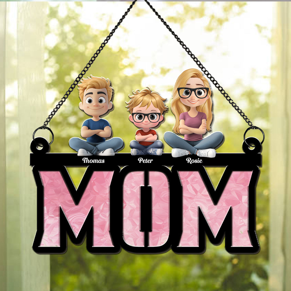 Mother Is Our Sunshine - Personalized Custom Suncatcher