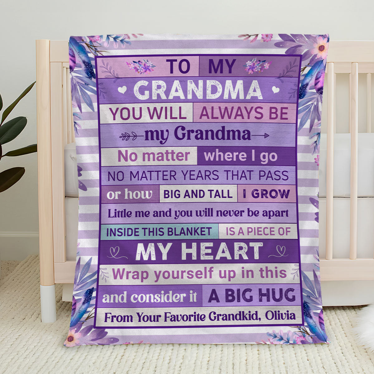 Inside This Blanket - Personalized Custom Fleece Blanket