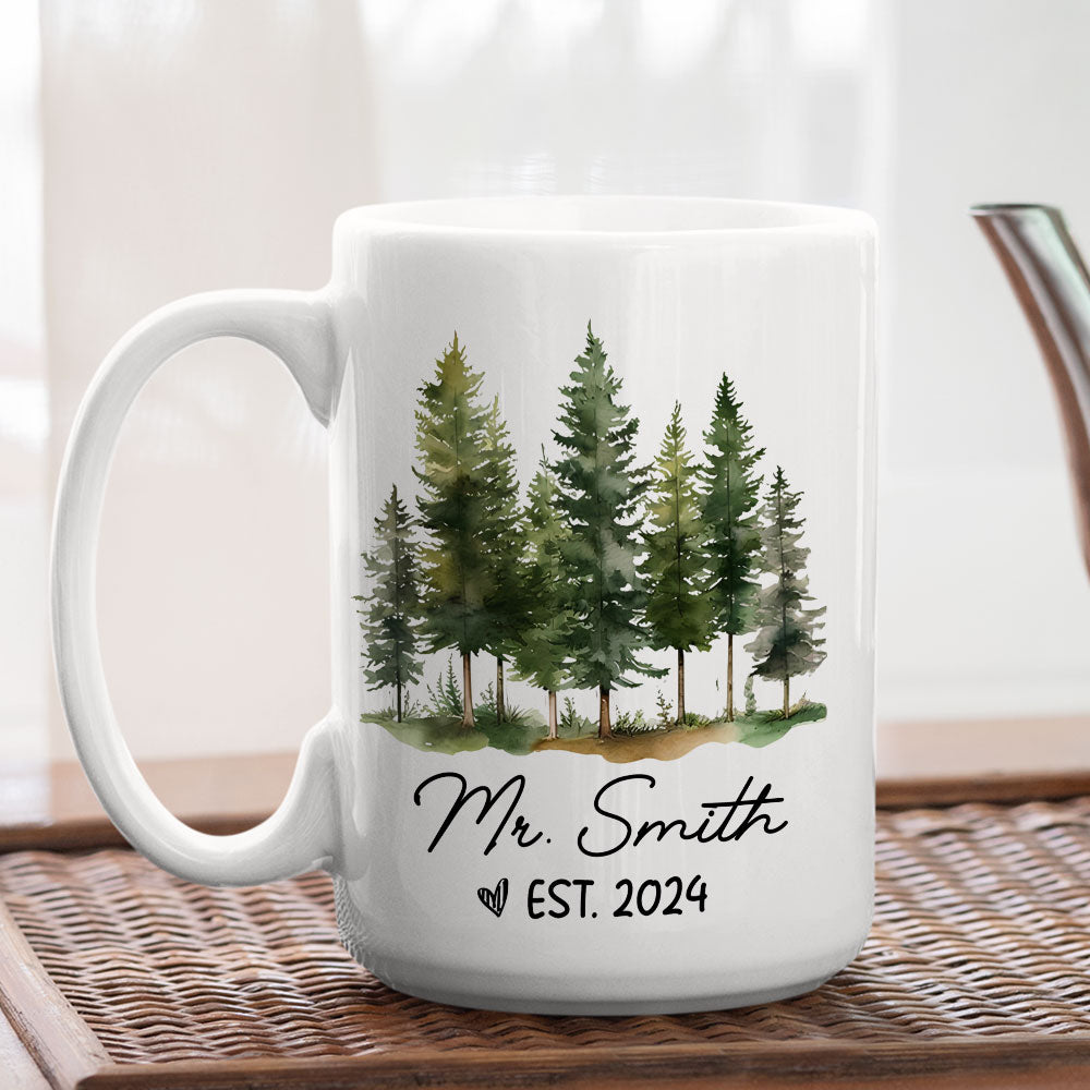 Became Mr. and Mrs - Personalized Custom Coffee Mug