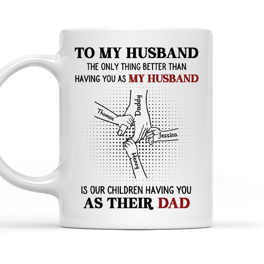 As Their Dad - Personalized Custom Coffee Mug