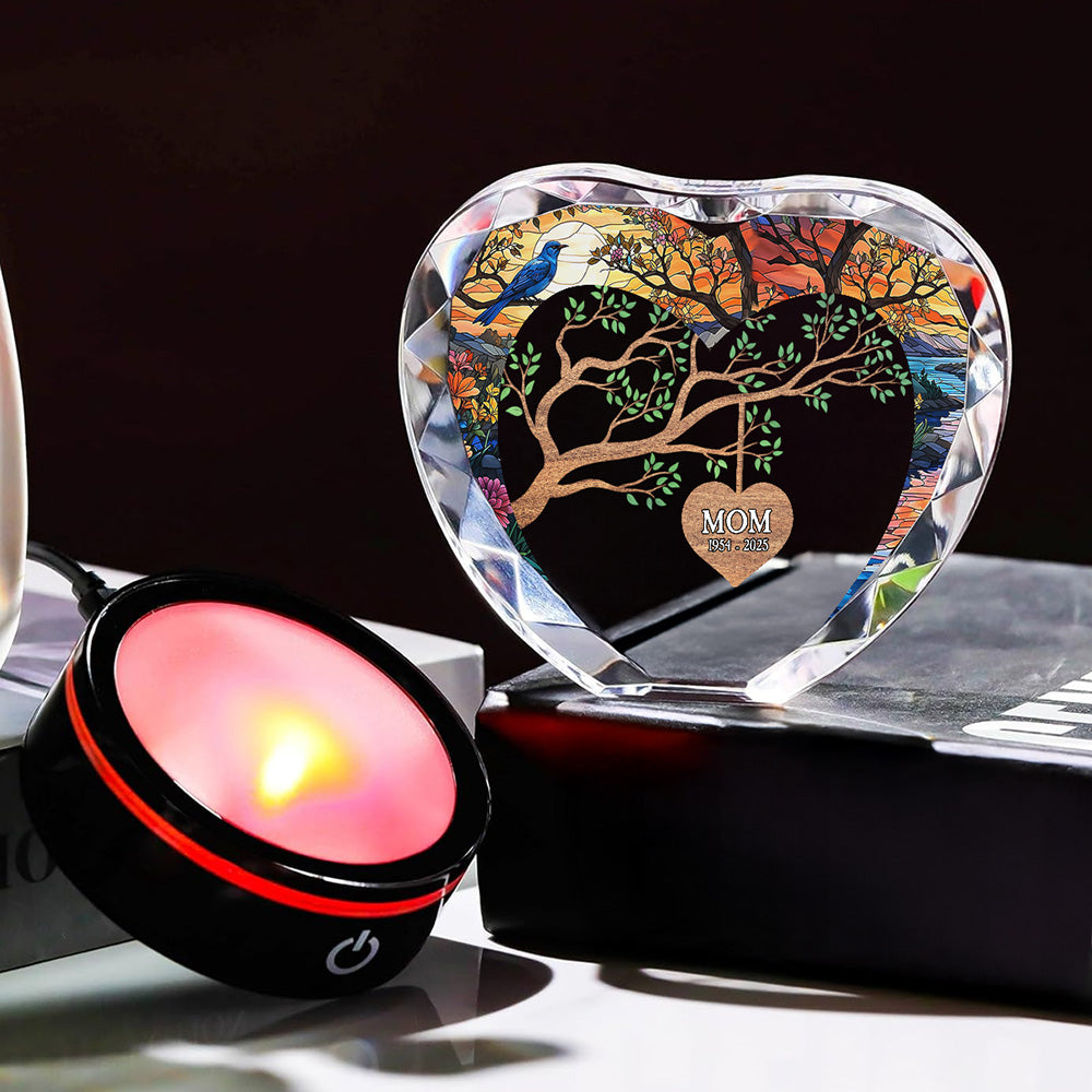 In Heaven - Personalized Custom Crystal Led Light