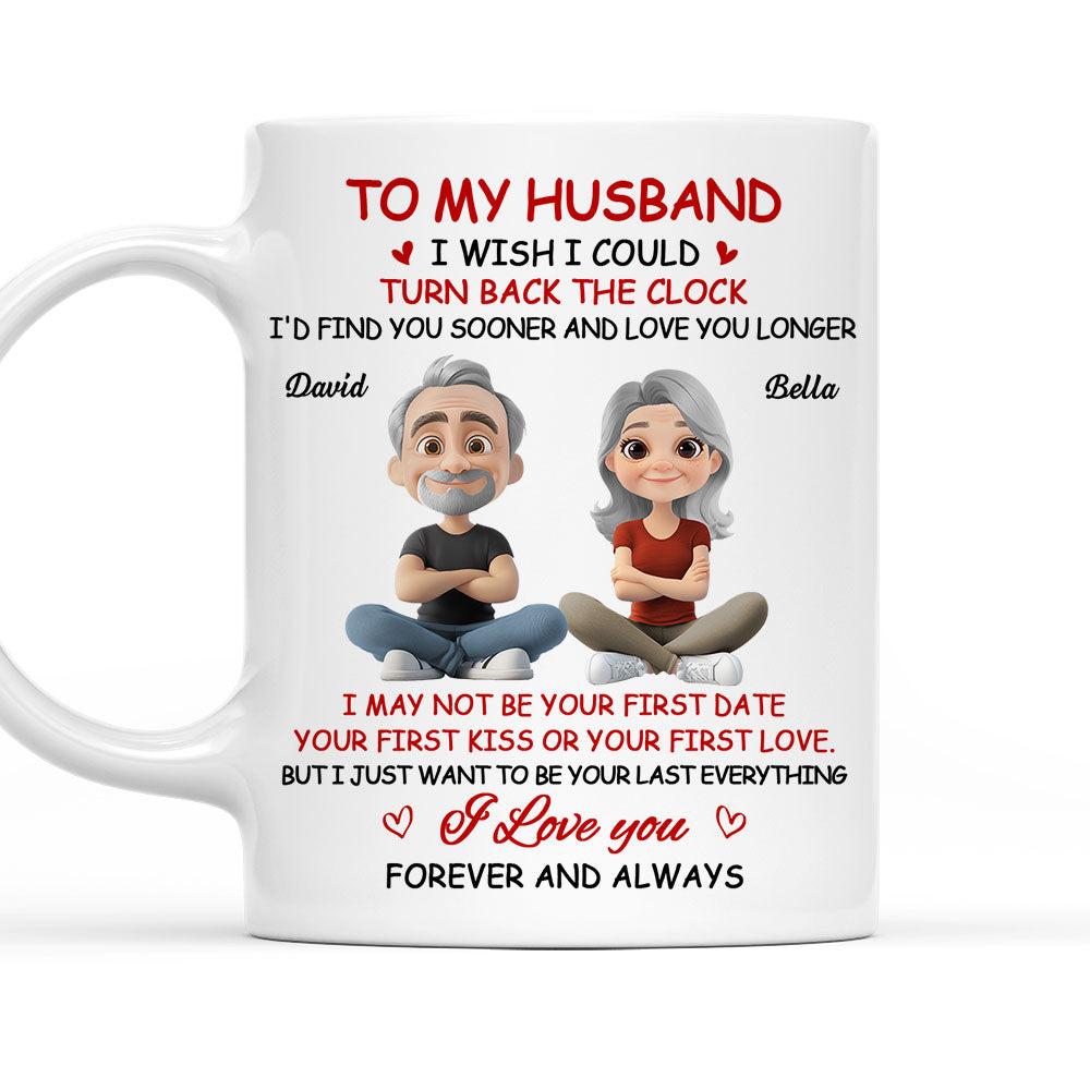 I Wish I Could Turn Back The Clock 2 - Personalized Custom Coffee Mug