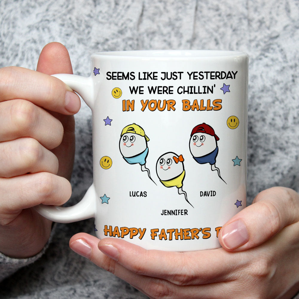 We Were Chilling - Personalized Custom Coffee Mug