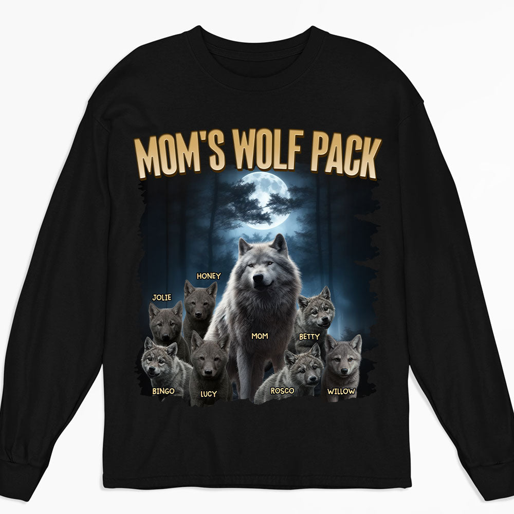 Mama Wolf Pack - Personalized Custom Shirt