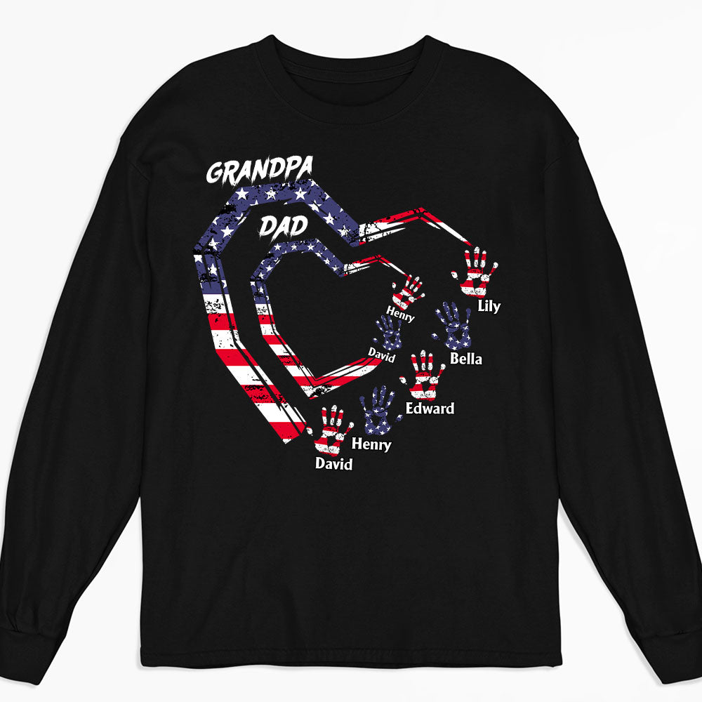 We Love You Grandpa - Personalized Custom Shirt