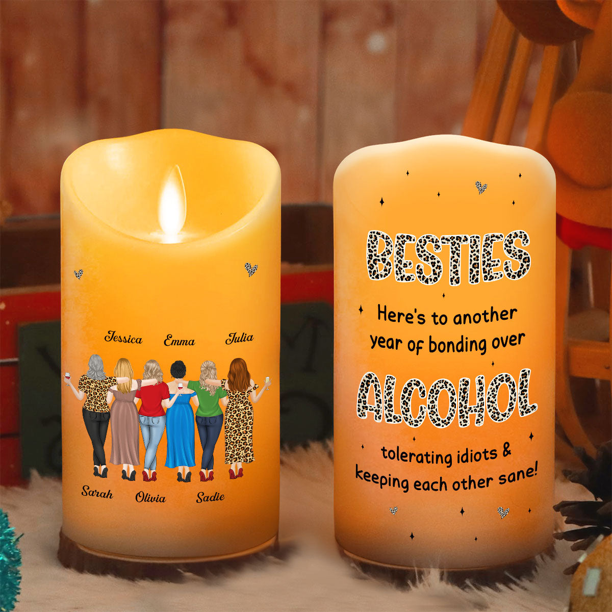 Alcohol Tolerating - Personalized Custom LED Candle